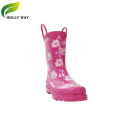 Kid's Rubber Boots With Printed Elements